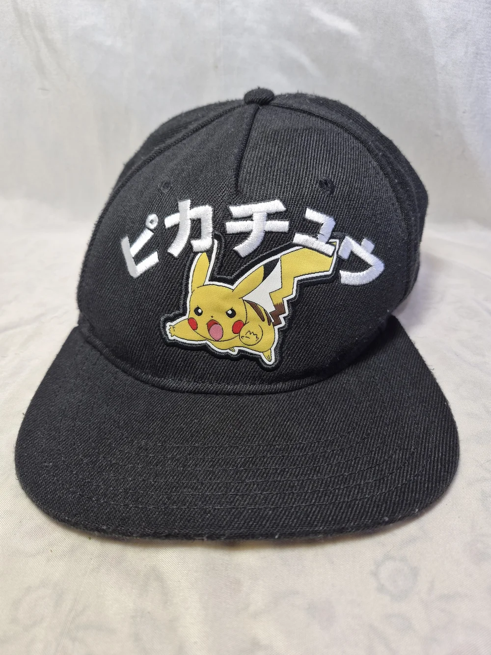 Pikachu Black Kids Snapback Baseball Cap
